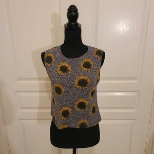 Moon Collection Sunflower Crop Top